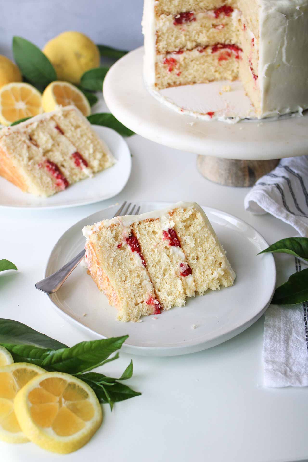 The Best Lemon Cake Ever! | The Organic Kitchen Blog and Tutorials